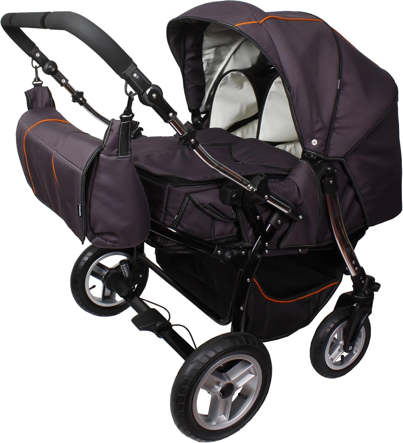 used twin pram