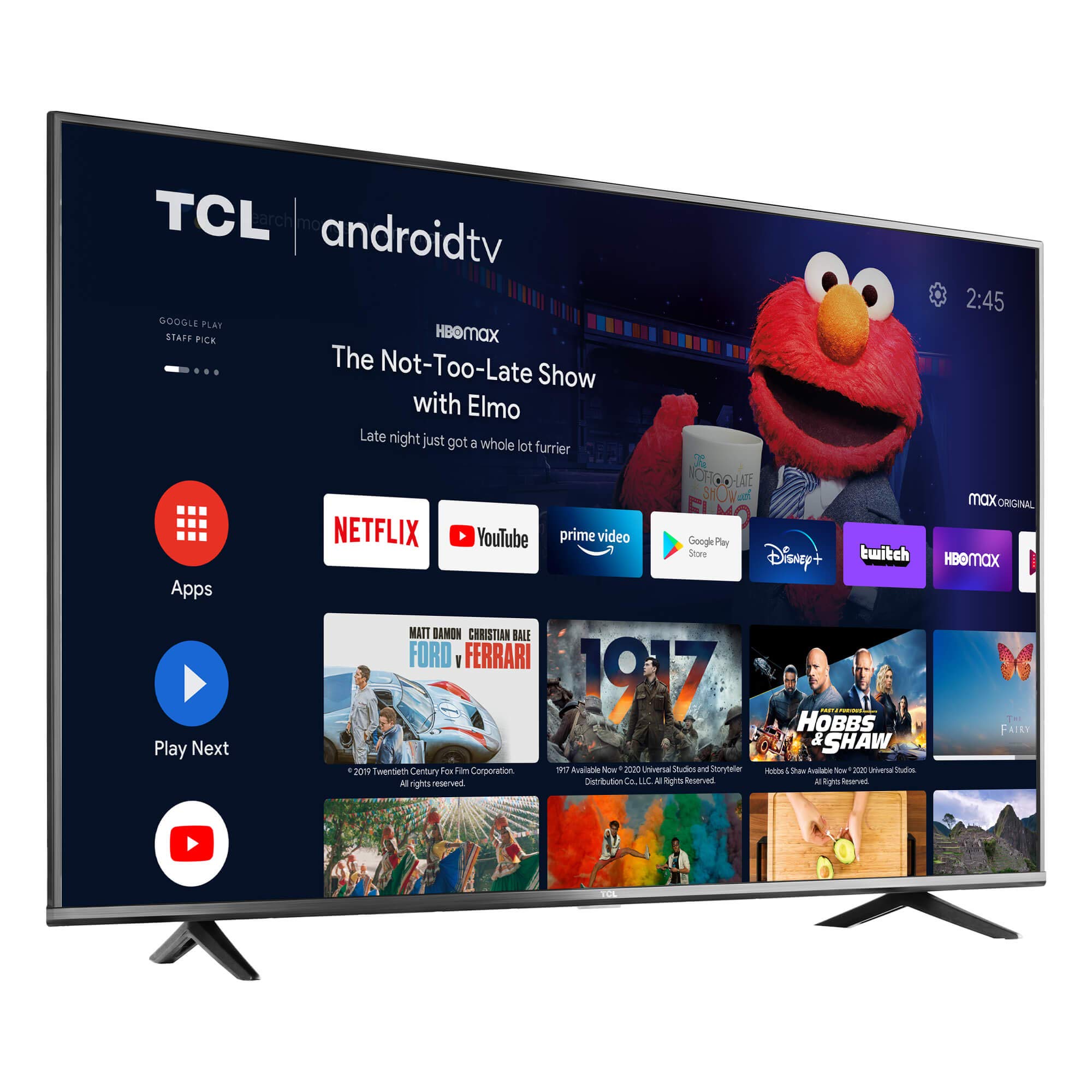 TCL 50-inch Class 4-Series 4K UHD HDR Smart Android TV - 50S434