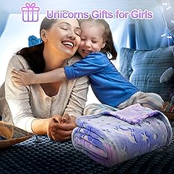 Unicorn Glow in The Dark Blanket, Unicorn Blanket