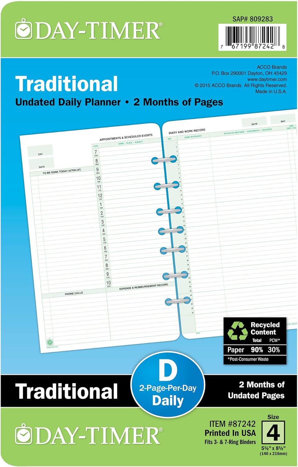 Best desk calendar 2019 insert