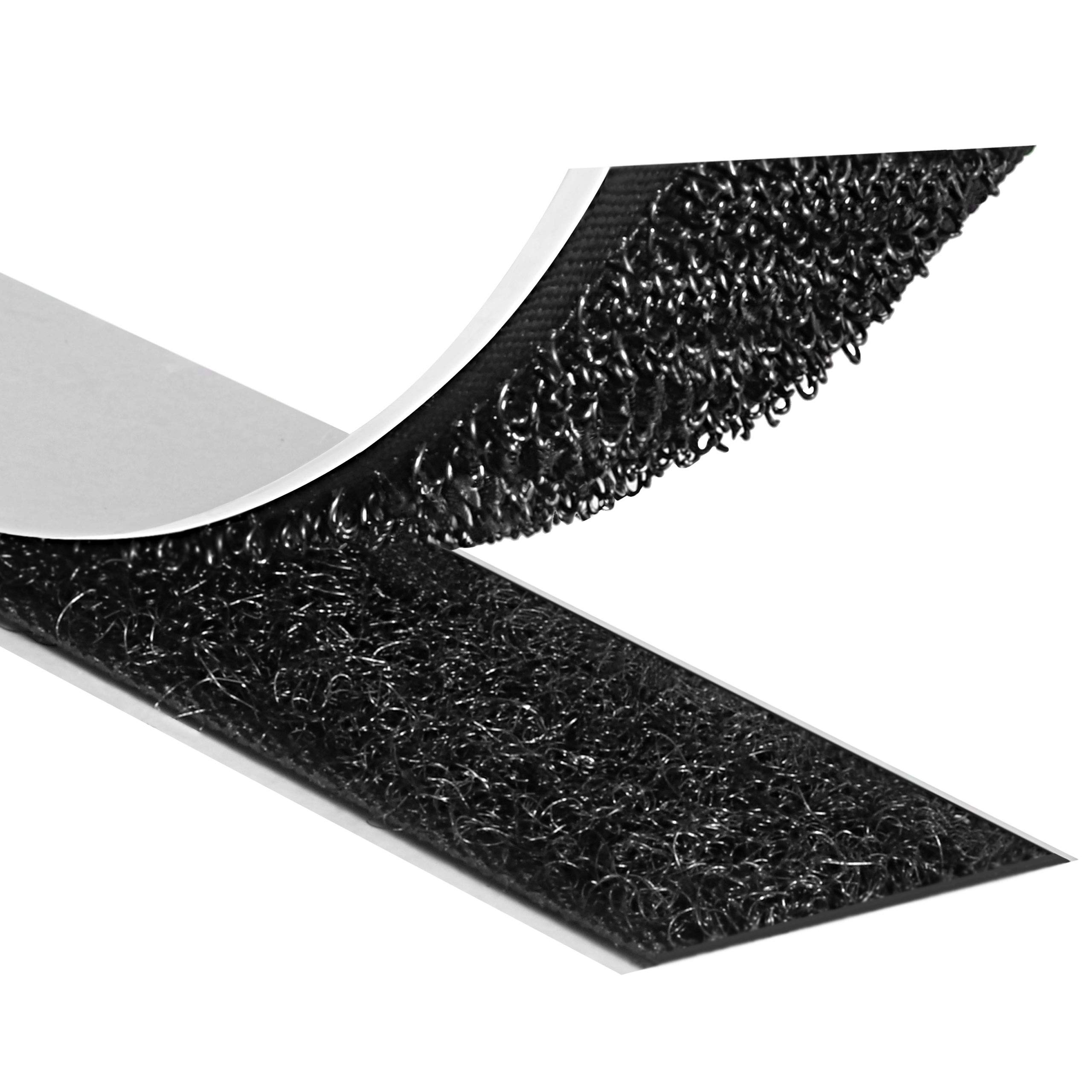 Klebeshop24 Velcro tape set, self-adhesive for outdoor use, extra strong, with acrylate adhesive, heat resistant, UV resistant, colour, length, width selectable.