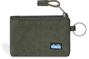 KAVU Stirling Double Sided Slim Cotton Canvas Zip Wallet