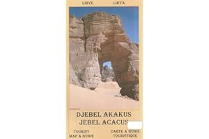 Jebel Acacus Libya Tourist Map and Guide