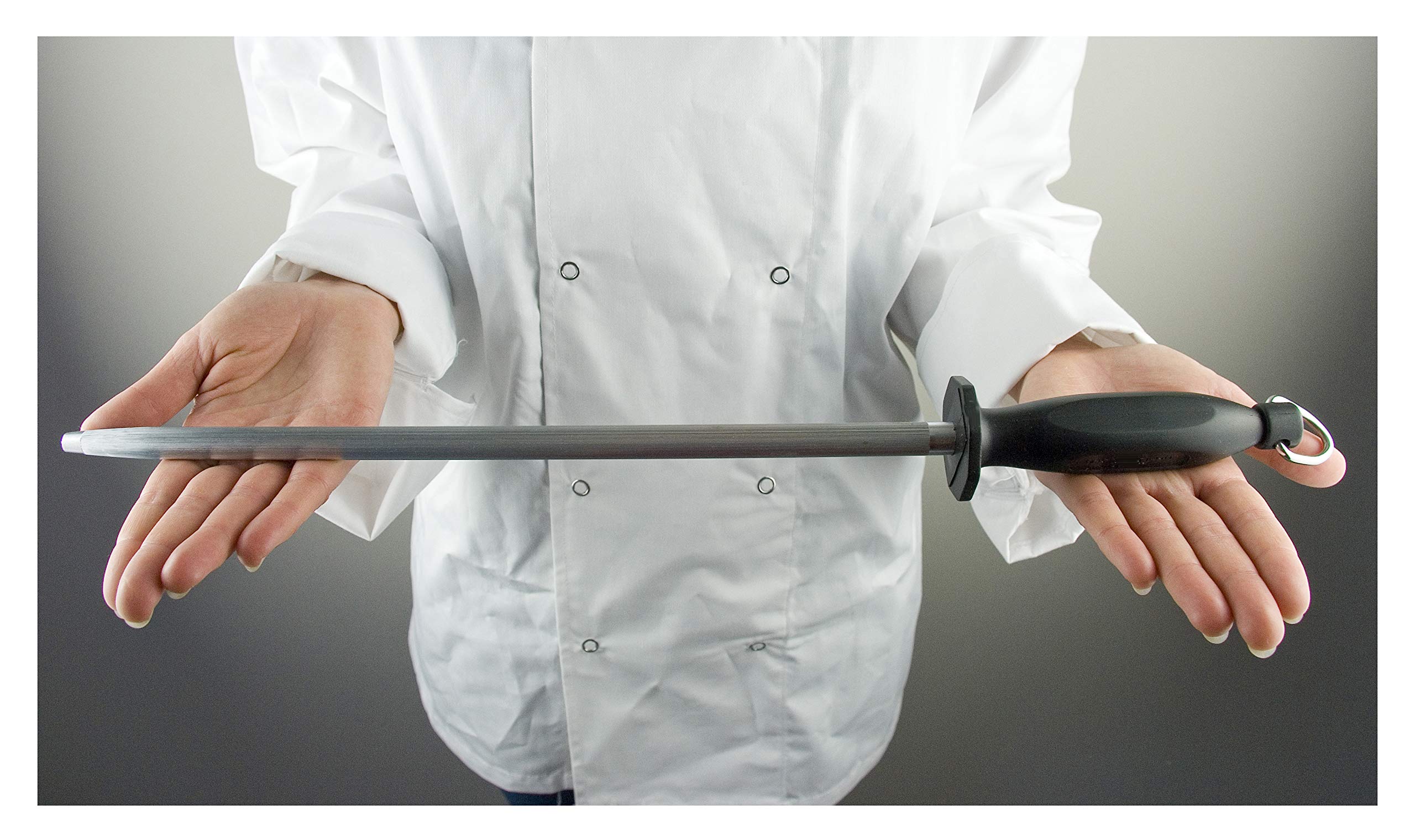 14" Round Sharpening Steel Commercial Grade by DOLOMITEN INOX