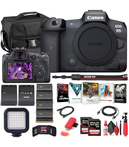Amazon.com : Canon EOS R5 Mirrorless Digital Camera (Body Only