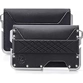 Dango Tactical Wallet &ndash; RFID Blocking Card Holder for Men - Leather Lined Slim Minimalist - Integrated Rail System &amp; Cash Band - Easy Access to Money and Cards &ndash; D01 Bifold EDC Front Pocket Billfold