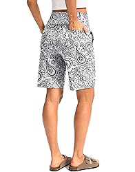 G Gradual Women's Bermuda Long Shorts with Pockets