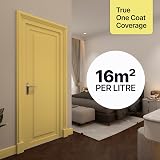 Hemway Chalk Paint Custard Yellow 1L Matt Finish Furniture & Walls view 4