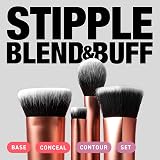REAL Face Base Makeup Brush Kit 4-Piece Set Base Tools view 2