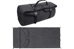 WAYNE'S DOG Padded Canvas Shooting Mat, 91"x41" Extra Large Rollout Mat Prone for Range Shooting Hunting