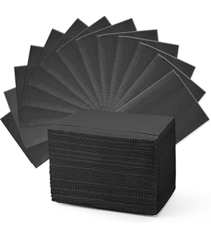 Aazon.co: Disposable Dental Patient Bibs, 3 Layer 50 Pack Paper Towel - View #4