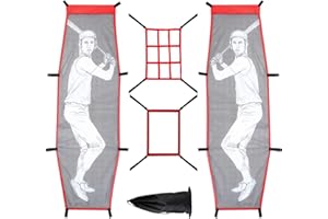 Supvision Baseball & Softball Dummy Batter Pitching Training Mannequin Pitching Target Pitching Aid for Improved Accuracy