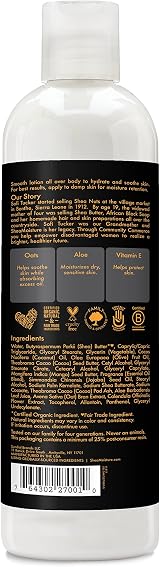 Shea Moisture African Black Soap Eczema Body Lotion 355ml Moisturizing Dry Skin view 5