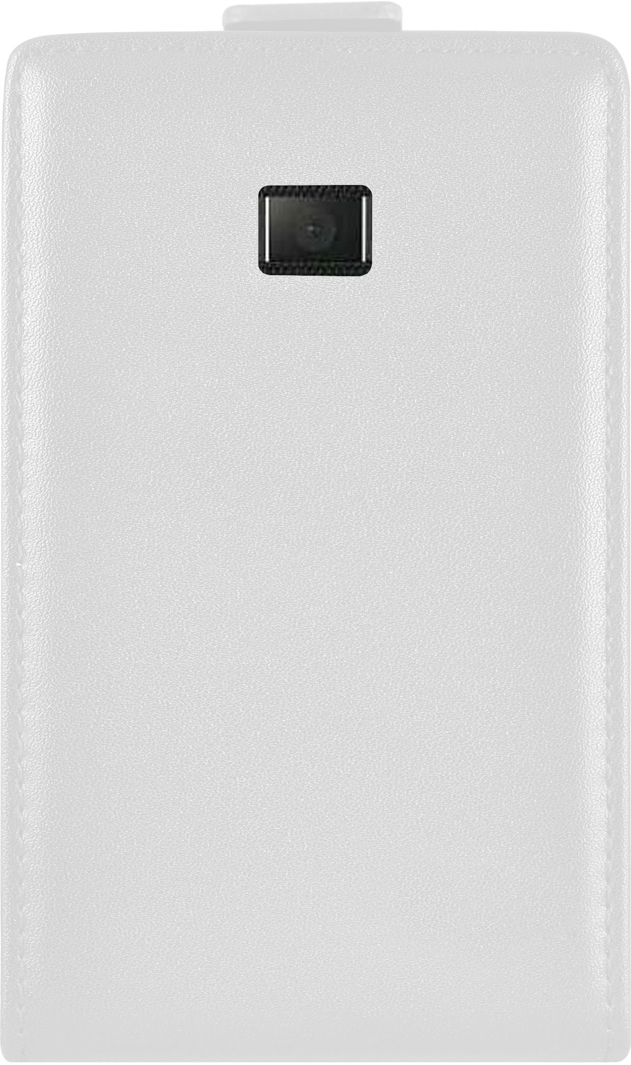 IDEUS cal3leaw – Leather Case for LG L3 (Cover with Magnetic Closure System), White