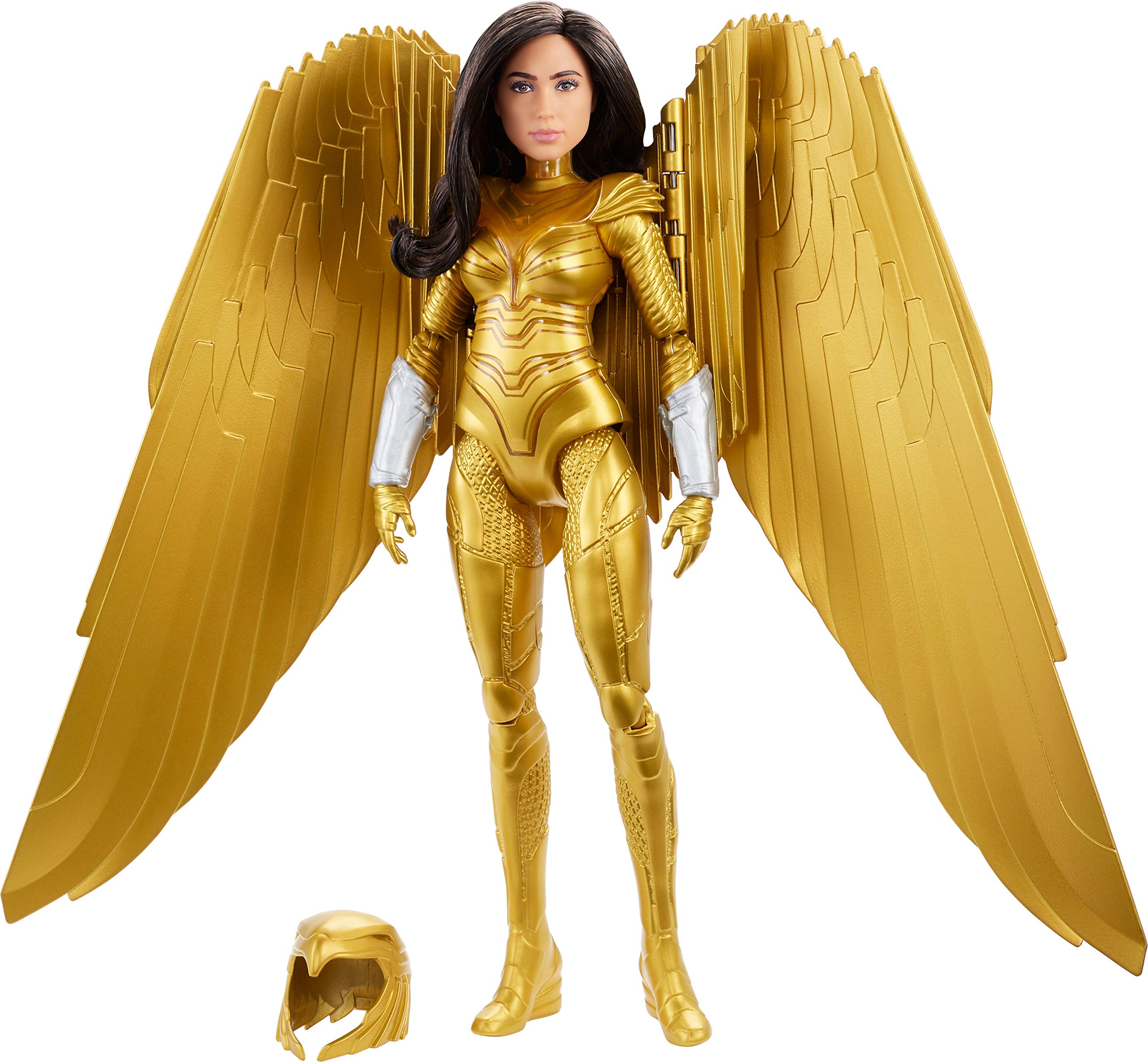 Mattel Wonder Woman 1984 Golden Armor Wonder Woman Doll (~12-inch) in Light-Up Armor, Collectible Superhero Doll for 6 Year Olds and Up