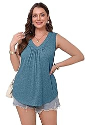 OFEEFAN Shirts for Women Flowy Tank Tops Business