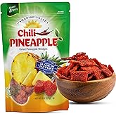 Dried Chili Pineapple Original Flavor,100% Vagan, Non-GMO, Glutten Free (All Natural Ingredients) Reseable Bag (8 OZ)