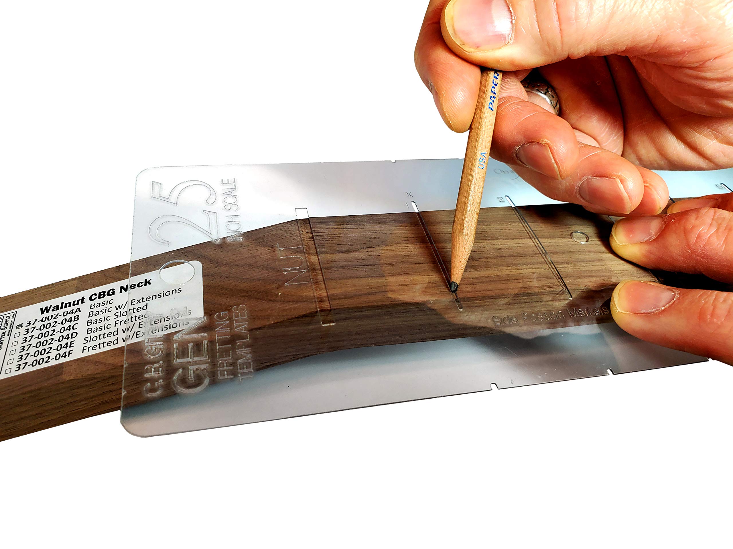 25.5inch Fretting Scale Marking Template for Guitars LaserCut
