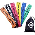 4KOR Fitness Resistance Loop Band Set, Perfect for Crossfit, Yoga, Physical Therapy, and Booty Building