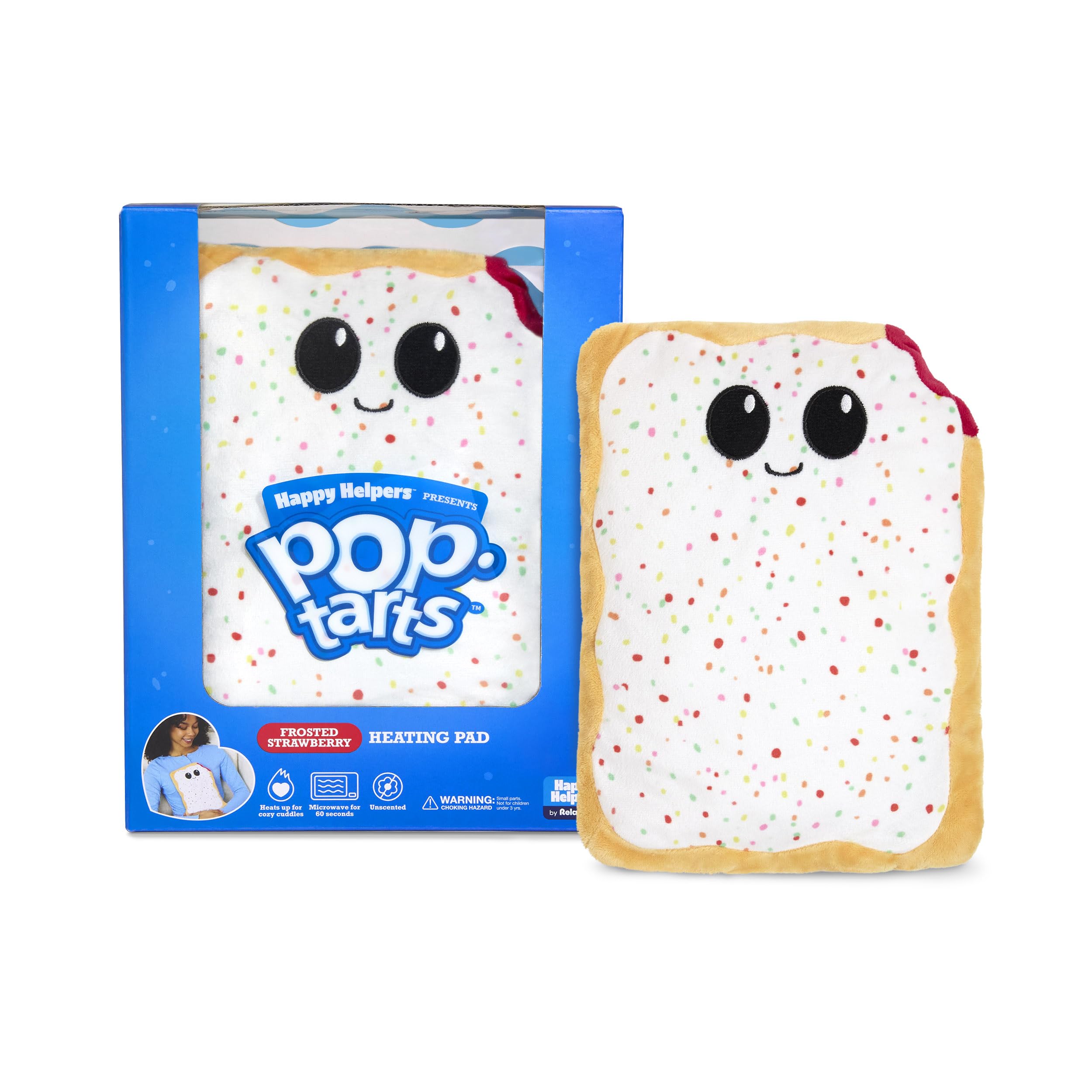 Pop-Tarts™ Happy Helpers By Relatable, The Cozy Comfort That's Anything But Boring, Get Relief With Cozy Heated Plushies And Other Dorm Essentials, Includes 1 Microwavable Pop-Tarts™ Heating Pad Image