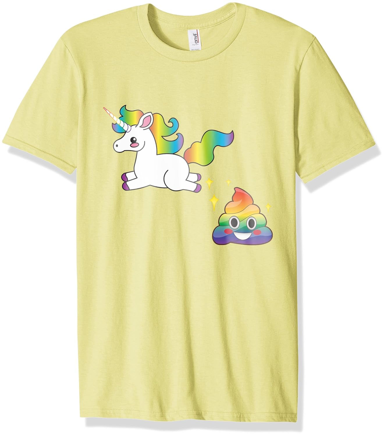 Happy Unicorn Poop Funny T-Shirt Magical Rainbow Gift