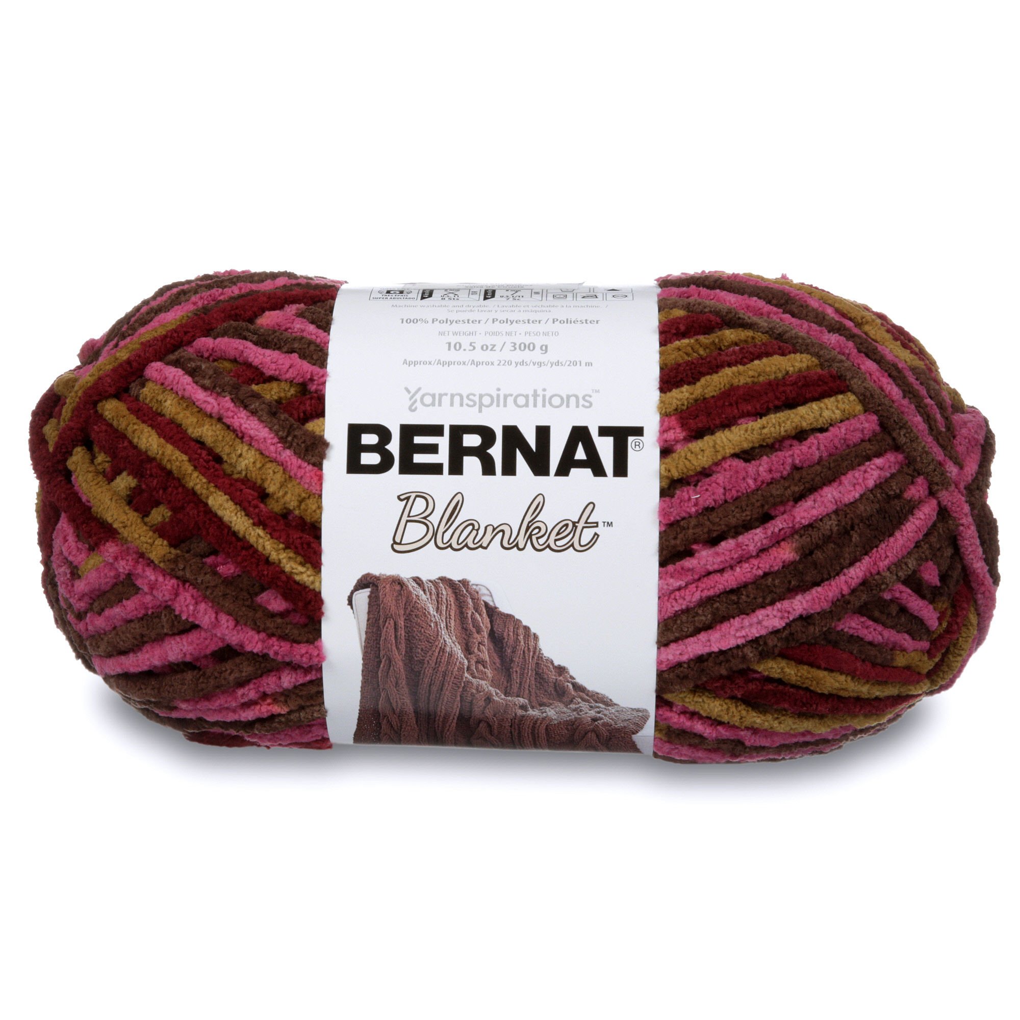 Bernat Blanket Yarn, 300 grs/ 10.5 oz, Plum Chutney — image 1