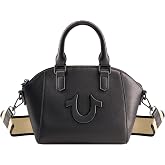True Religion Women's Satchel Bag, Small Crossbody Purse Handbag with Adjustable Removable Shoulder Strap