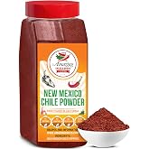 New Mexico Chili Powder 1LB Bulk Ground Red Chile Pepper Mild Enchiladas | Earthy slightly sweet, moderate heat. For red sauce, pozole, stews &amp; meat rubs. All natural, no fillers. Resealable bag.