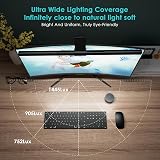 Quntis Curved Monitor Light Bar 51cm with Remote Control 3000K-6500K view 2