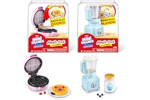 Mini Brands Really Works Magic Cook Kitchen Capsule Series 1 2 Sets by ZURU, Capsules of Miniature Real Working Kitchen Appli