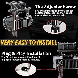 RAMJET4X4 Upgraded LED Fog Lights Fog Lamps DOT