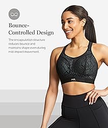 Panache Boundless Non Wired Sports Bra | Black 28DD