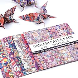 Origami Paper Kit 50 Sheets 70GSM 6 Inch Square