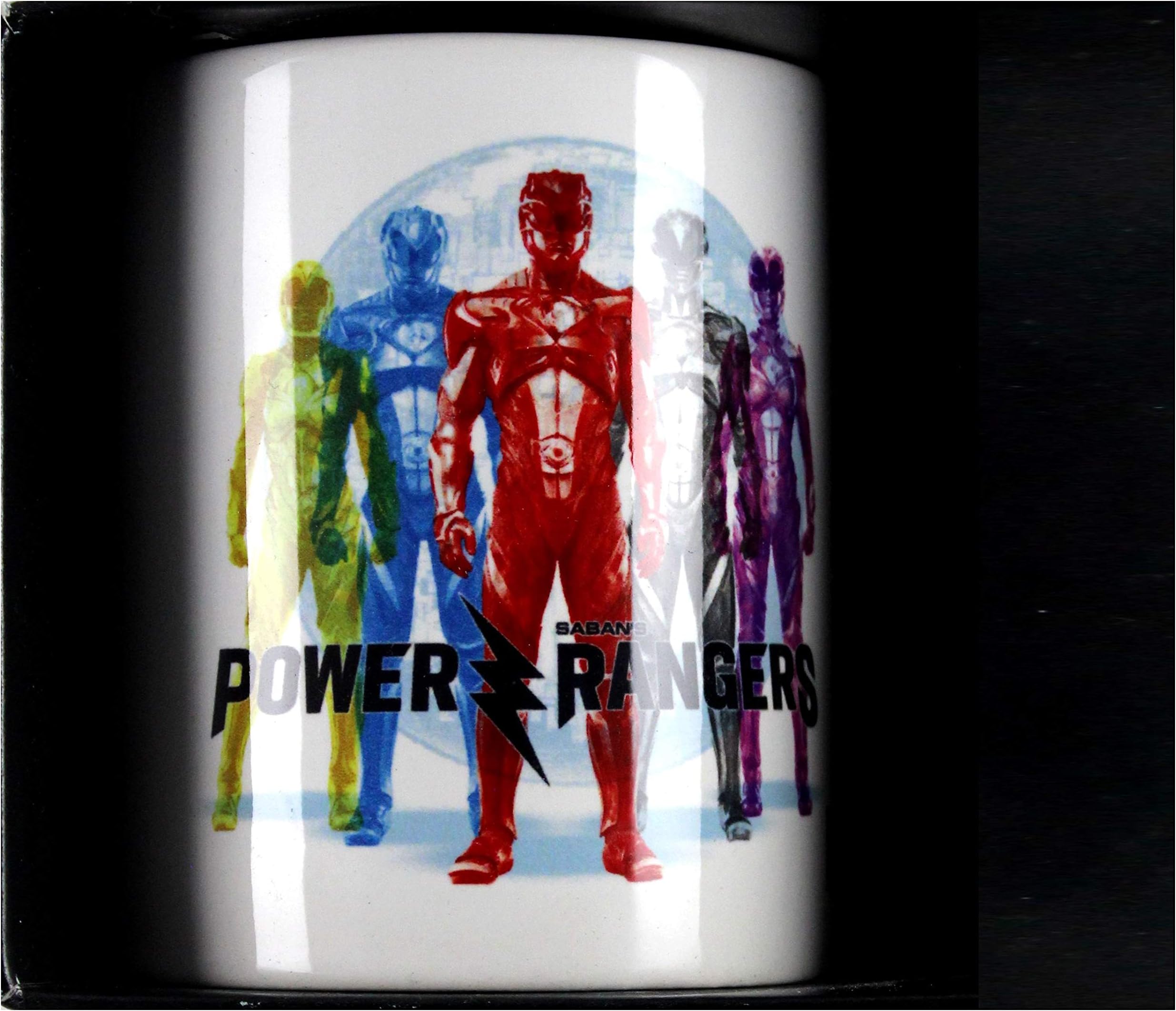 Power Rangers Movie CMYKR Ceramic Mug, Multicoloured, 7.9 x 11 x 9.3 cm