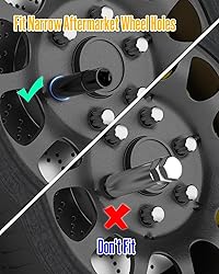 7 Spline Lug Nut Key, 1/2" Drive Impact Socket Fit