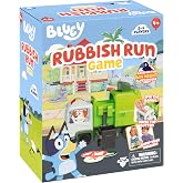 Bluey Rubbish Run Game - Family Board Game, Ages 4 Toys | Preschool board games with spinning barrel, dump lever, and surprise truck spill action