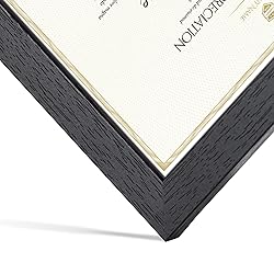 Edenseelake 8.5 x 11 Picture Frame Set of 15, Black