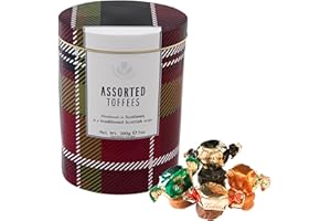 Gardiners of Scotland Handmade Fudge 200g Tin, Tartan Assorted Toffees