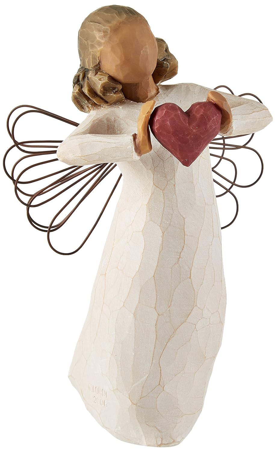 Willow Tree 26182 Engel der Liebe, 3,8 x 3,8 x 14 cm, Natur Amazon.de