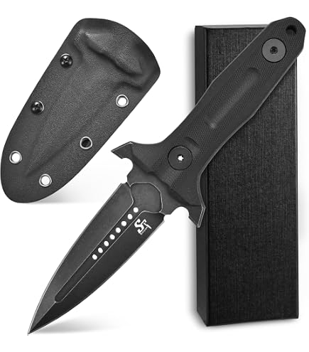 Amazon.com : Sitivien ST29 Fixed Blade Knife, AUS-10 Steel Blade