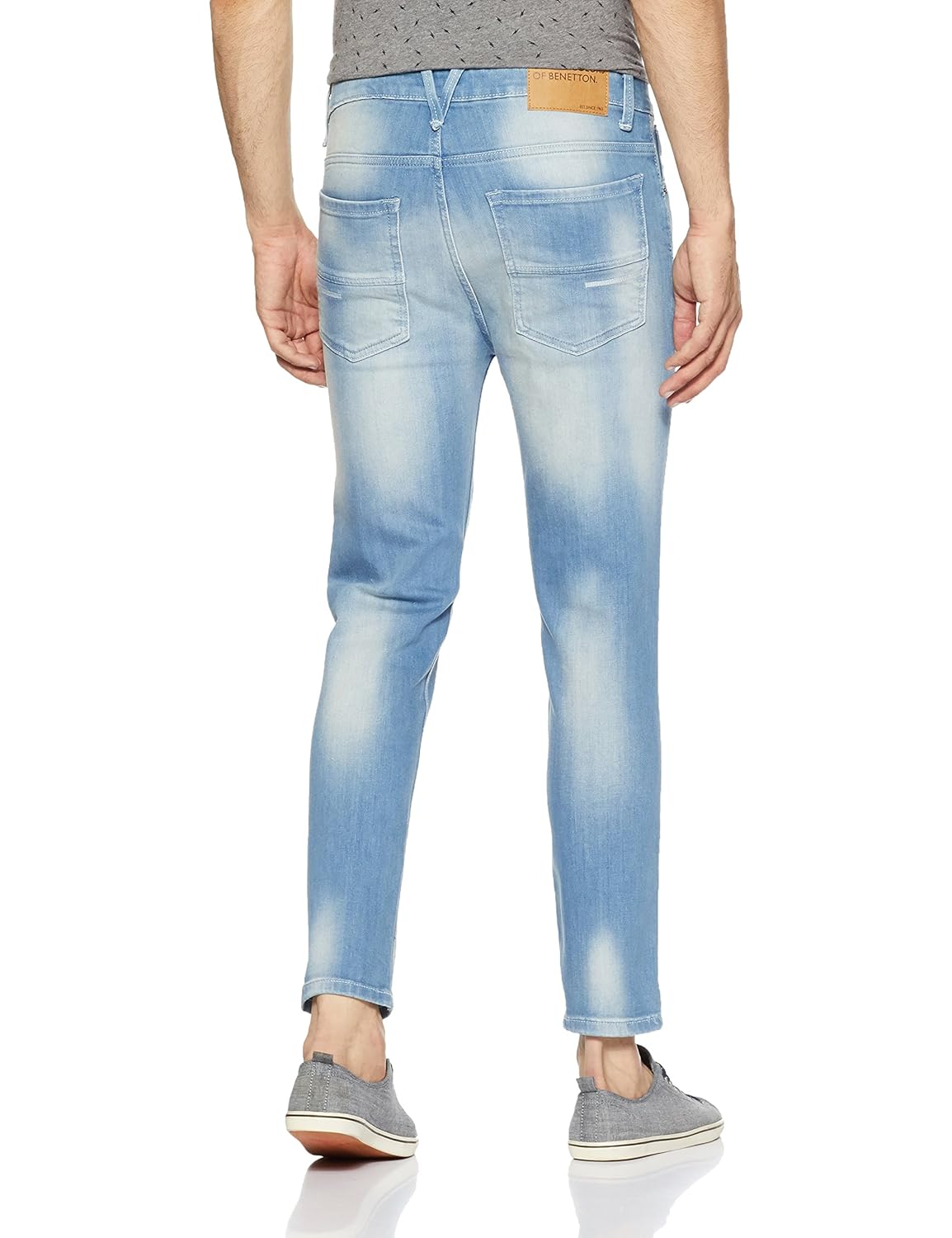 united colors of benetton men's drop crotch jeans