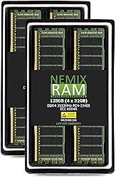 NEMIX RAM 128GB (4X32GB) DDR4 2933MHZ PC4-23400 ECC