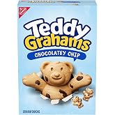 TEDDY GRAHAMS Chocolatey Chip Graham Snacks, Kids Snacks, 10 oz