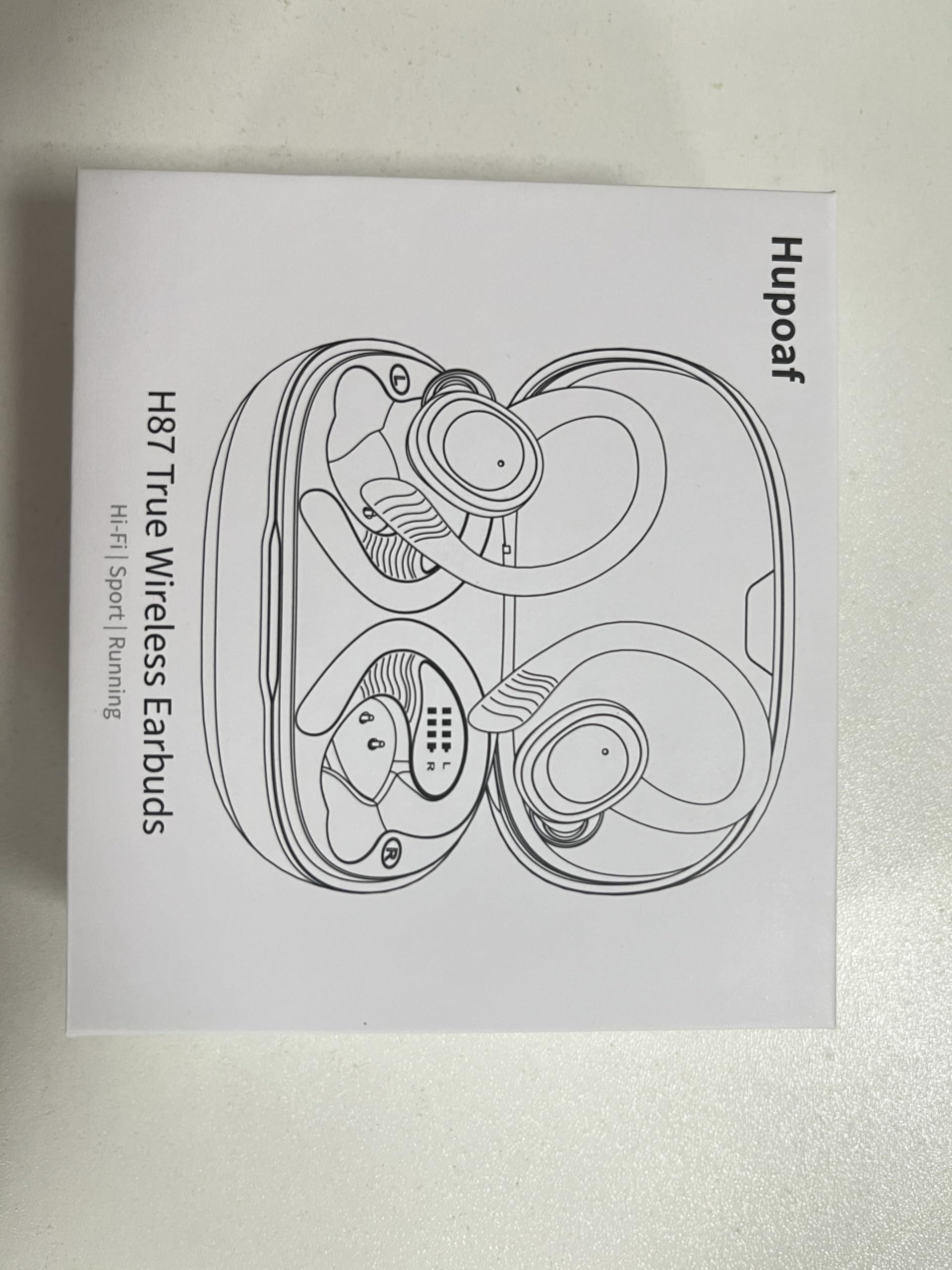 Wireless Earbuds Sport, 2025 3D-Stereo Bluetooth 5.4 Headphones Deep Bass Ear Buds, 4 ENC Noise Cancelling Mic Earphones Running, 50+Hrs USB-C IP-X7 Waterproof Headset Android iOS for Workout Gym