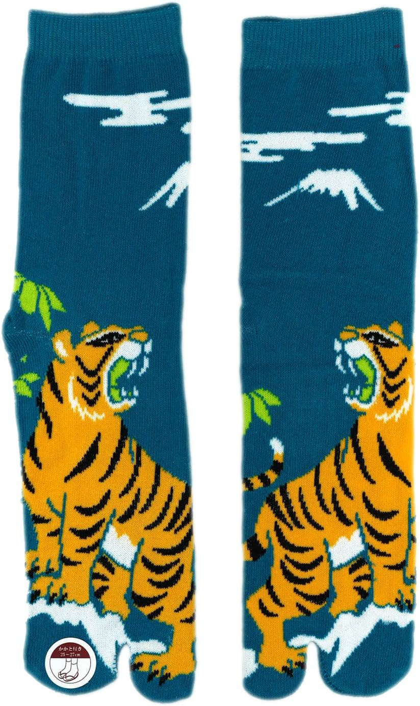 Tabi Socks Japanese Unisex:Set of 8 - Multicolour - One size