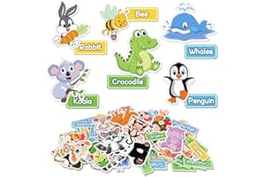 AKAYOK Kids Felt Animals Set - 90 Wild & Farm Animals Felt Pieces for Storytelling, Preschool Learning Activities with Storage Pouch & Velcro Backs