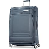 Samsonite UpLIFT Lightweight Large Checked Softside Luggage with Spinner Wheels - Expandable - Airline-Approved, Polyester Soft Suitcase for Ultra Light Travel - Elemental Blue