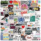 120PCS Math Stickers, Funny Vinyl Math Decals for Students | Non-Repeating Waterproof Math Gifts Stickers for Water Bottle Laptop Luggage Guitar Gifts for Teens Girls Kids Adult