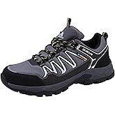 Queday Waterproof Hiking Shoes Mens Lightweight Walking Shoes Daily Hike Trekking Trail Outdoor Camping Climbing