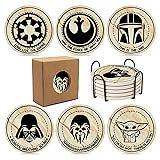 Star War Coasters for Drinks,6 PCS Funny Coasters